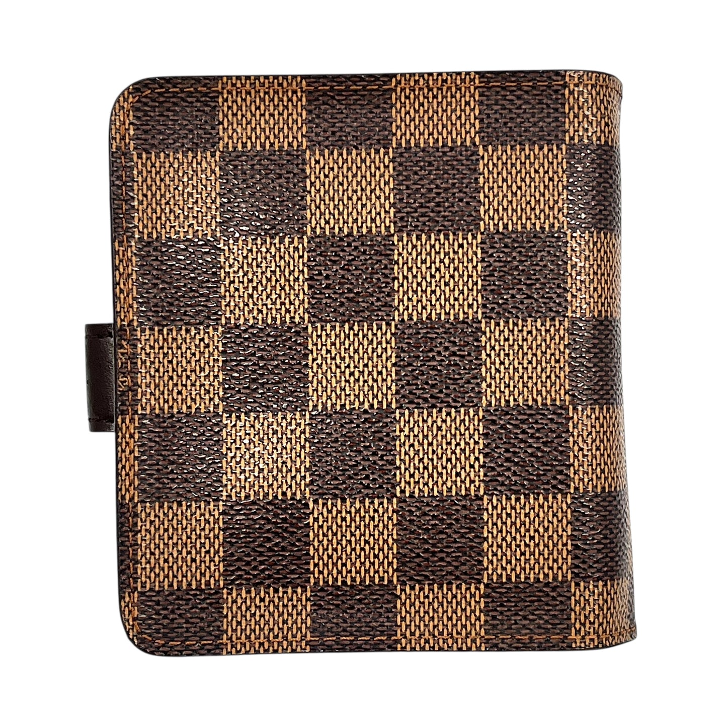 Louis Vuitton Damier Zip Bifold Compact Wallet - Brown 