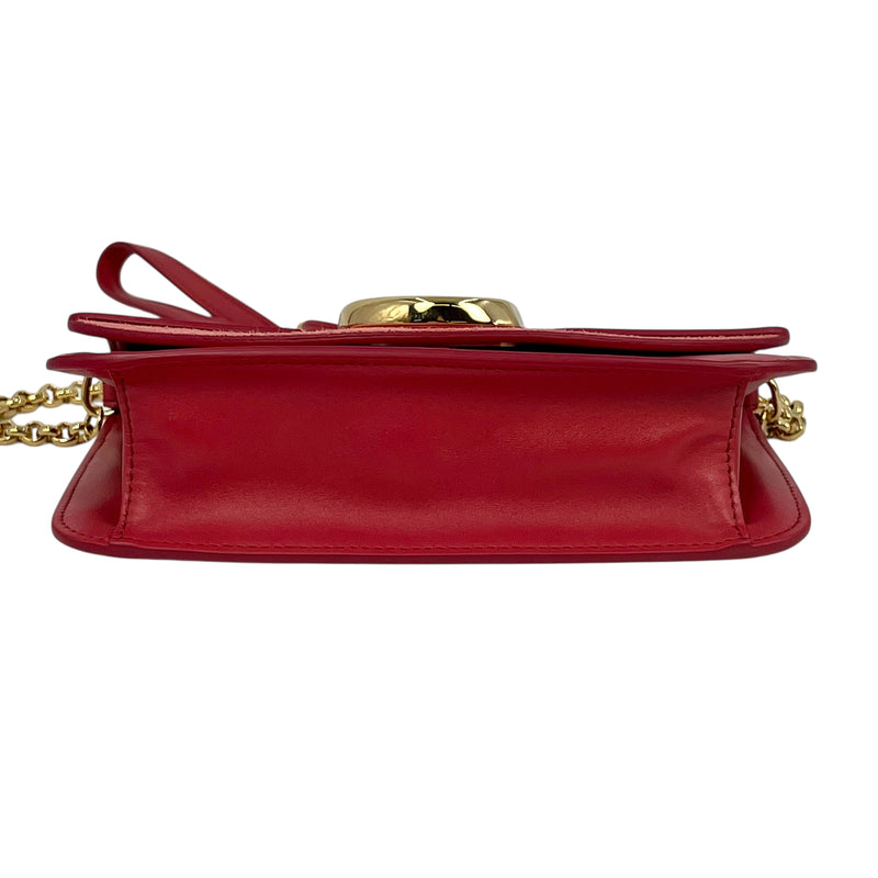 Chloé C チェーン ショルダーバッグ - ピンク × レッド