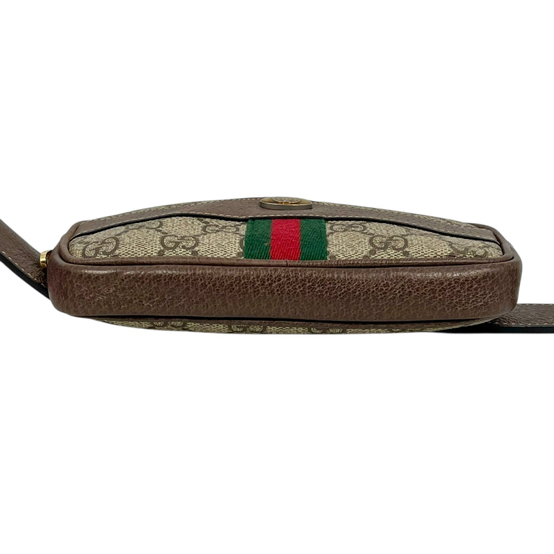 GUCCI GG Supreme Canvas Body Bag - Brown