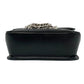 GUCCI Deco Leather Mini Chain Shoulder Bag - Black 