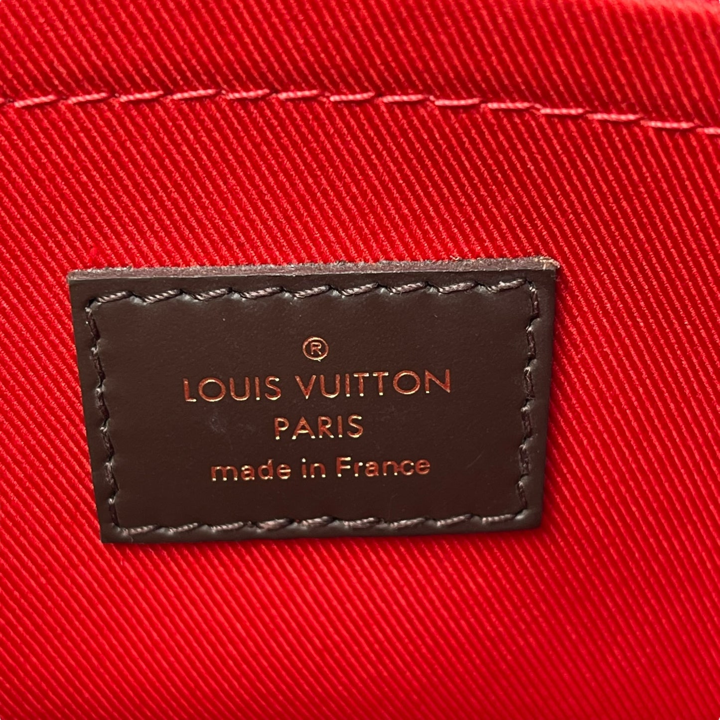 Louis Vuitton Damier Croisette PM Handbag - Dark Brown 