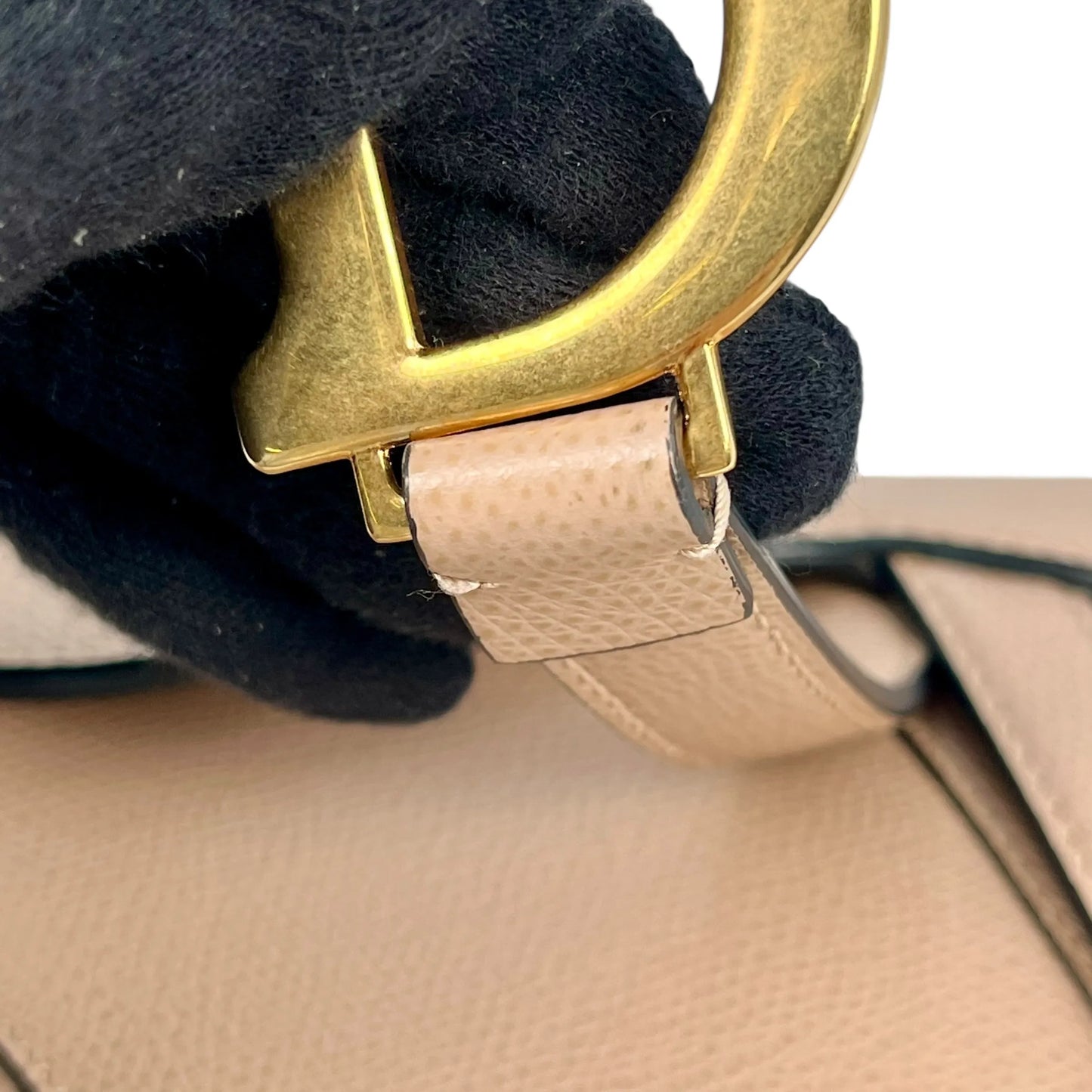 Dior Saddle Leather Handbag - Beige 