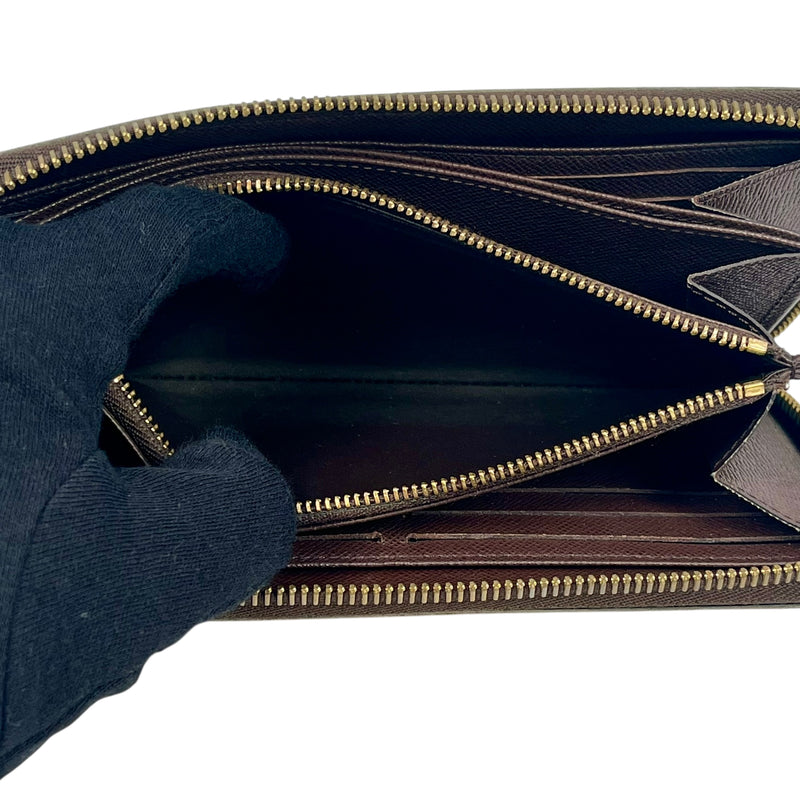 Louis Vuitton Damier Graffiti Zippy Long Wallet - Dark Brown - 31499 