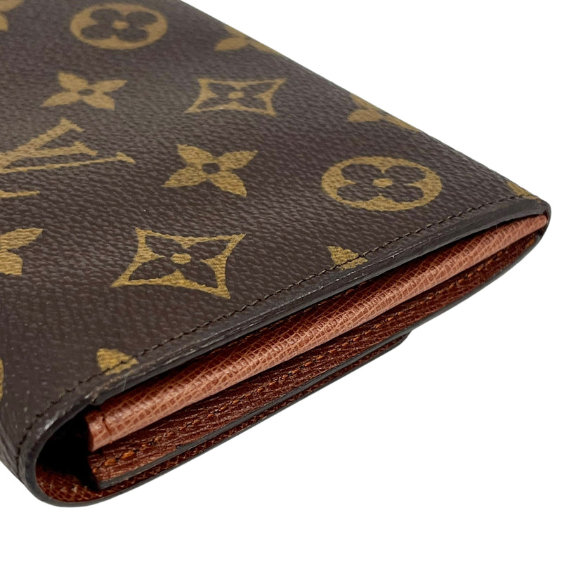 Louis Vuitton モノグラム キャンバス ポルトモネ クレディ 長財布 ロングウォレット - ブラウン - 31496