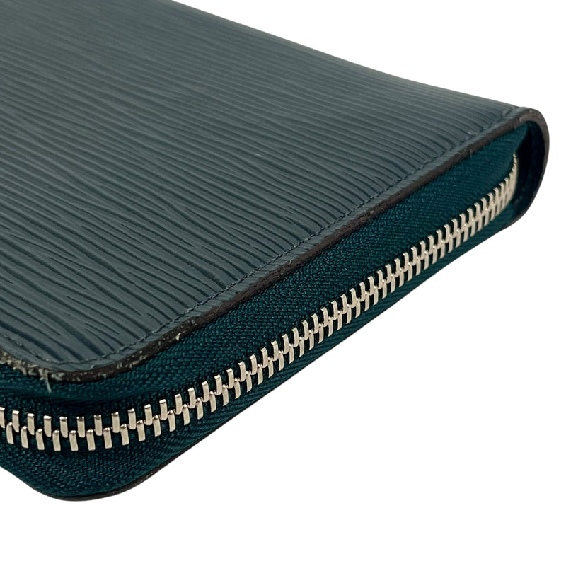 Louis Vuitton Epi Zippy Organizer Long Wallet - Blue Black 
