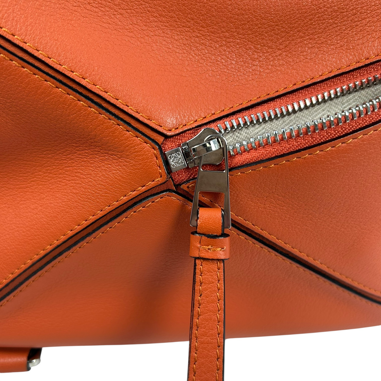 LOEWE Puzzle Bag Small Handbag/Shoulder Bag - Orange 