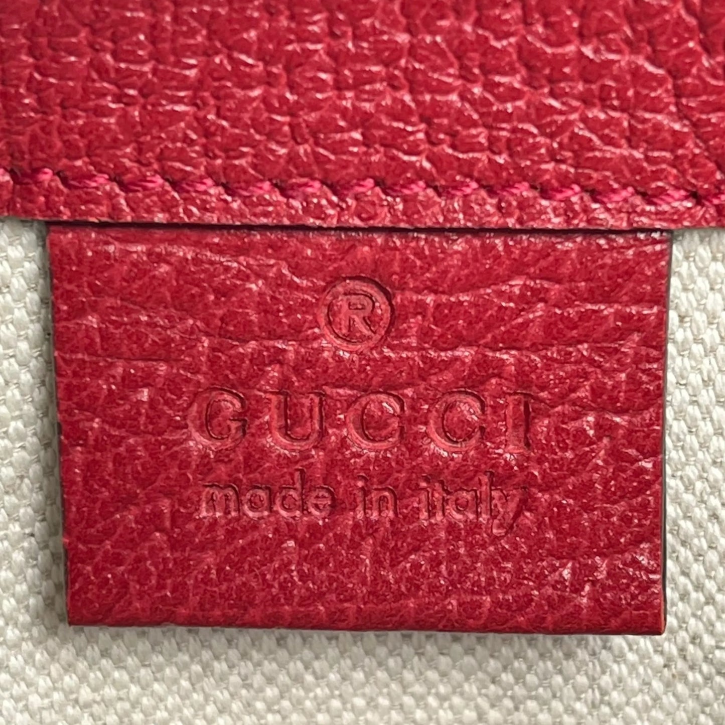 GUCCI Baiadera Striped Shoulder Bag - Multicolor and Red 