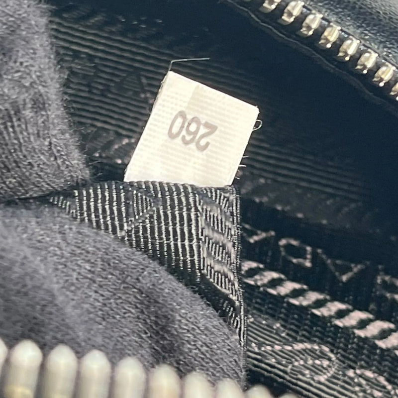 PRADA Diagram Leather Backpack - Black 