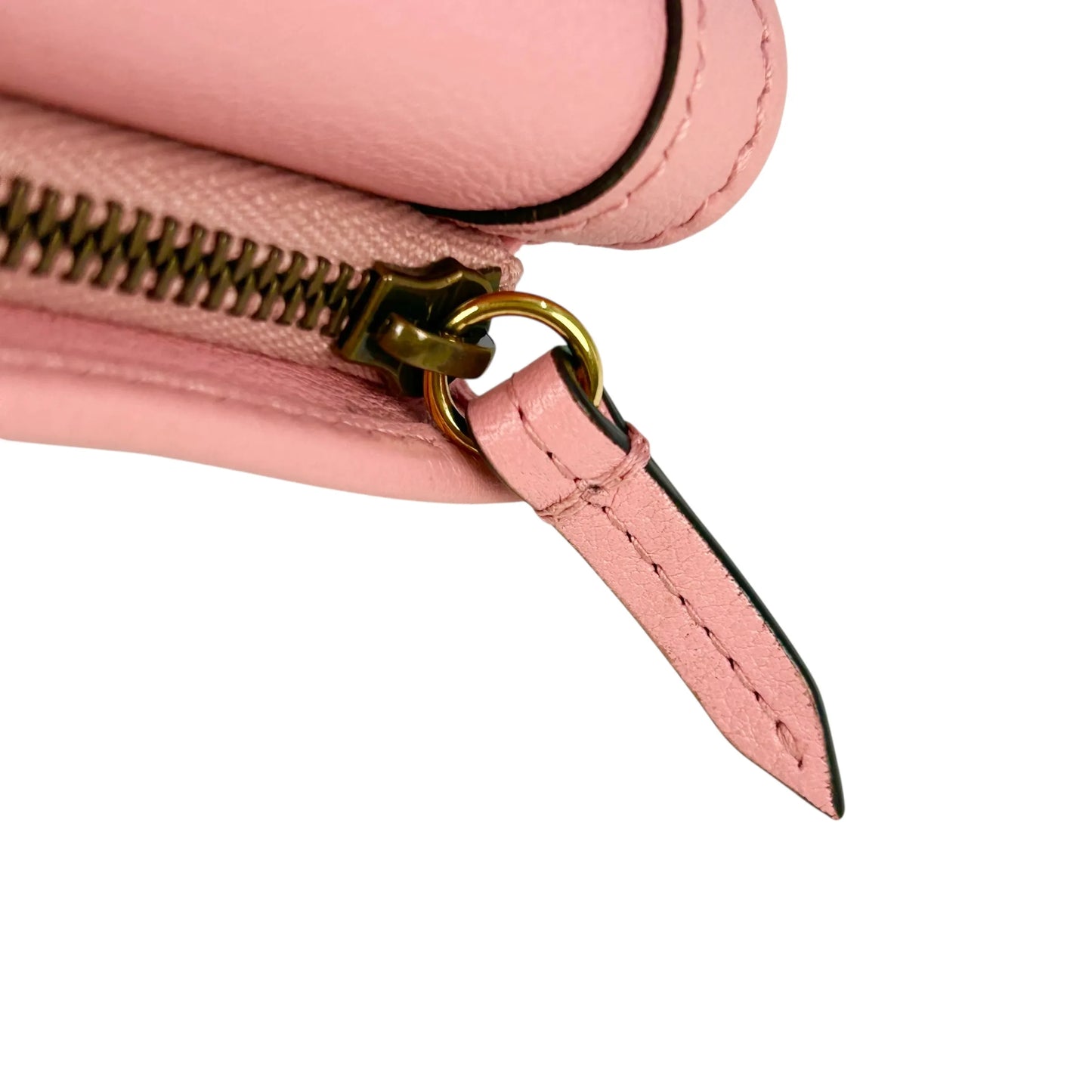 GUCCI GG Marmont Bamboo Tri-fold Compact Wallet - Pink 