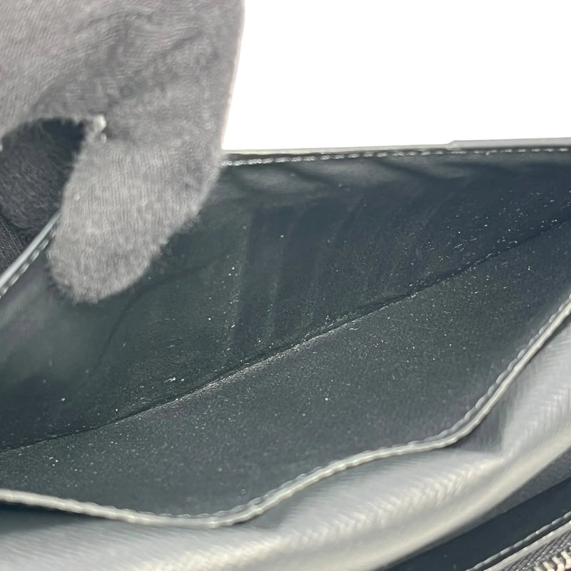 Louis Vuitton モノグラム エクリプス キャンバス ロングウォレット - ブラック