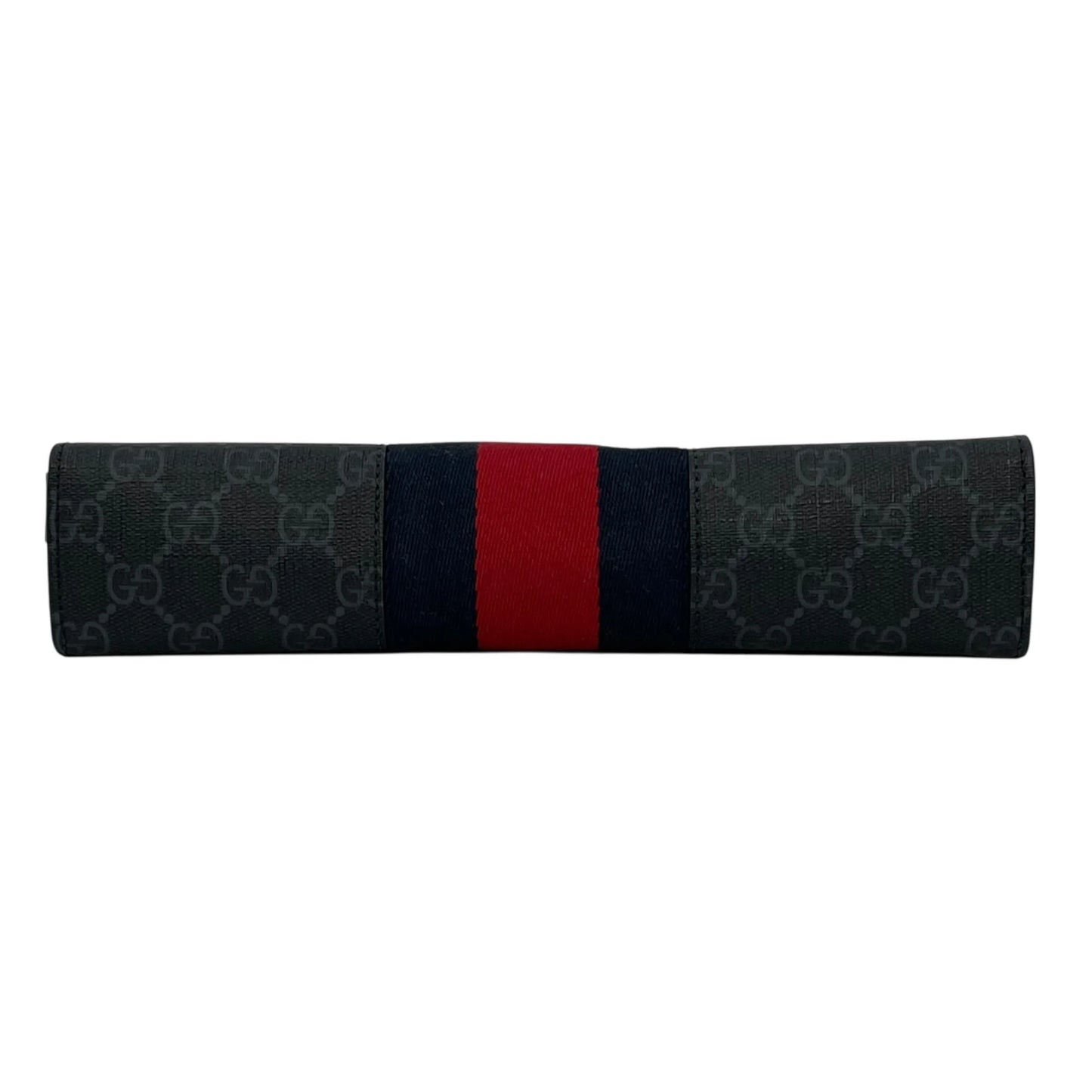 GUCCI GG Supreme Web Clutch Bag - Black 
