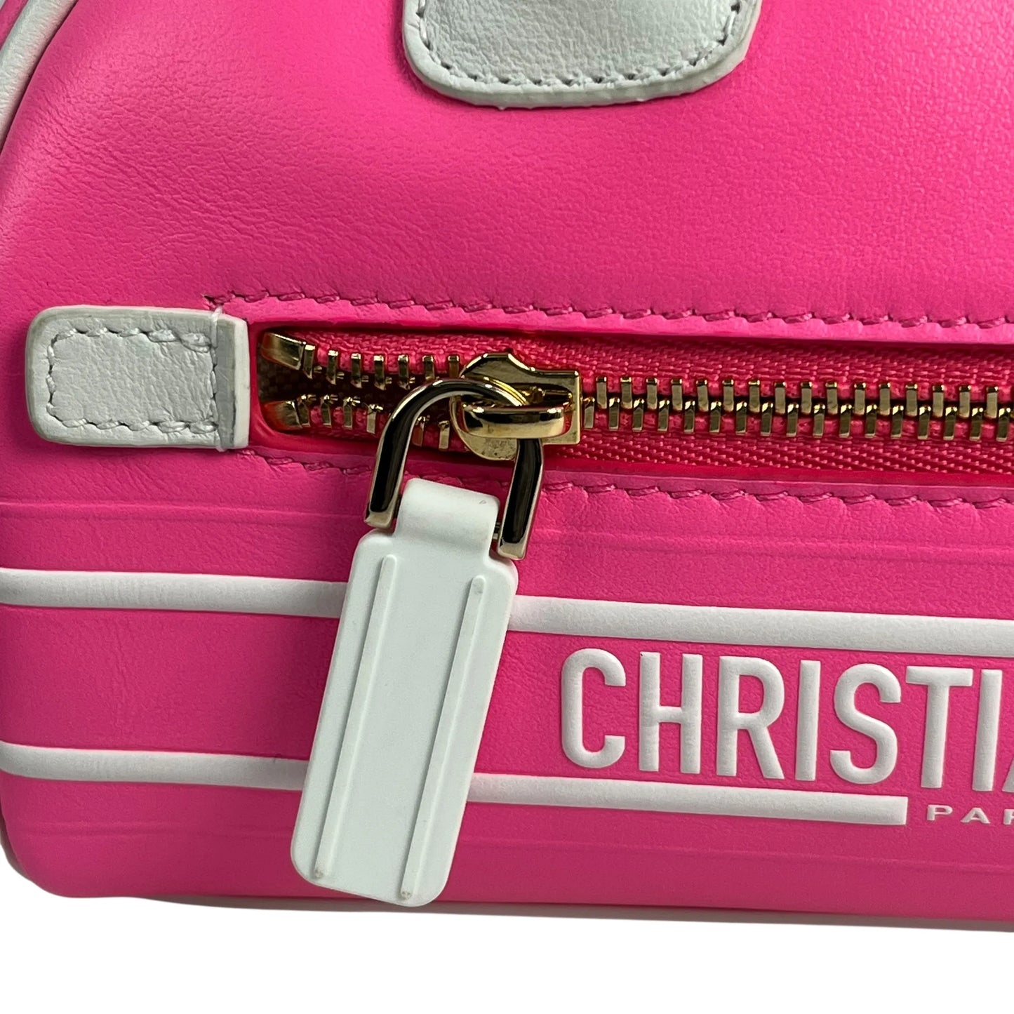 Dior ヴァイブ スモール ボウリングバッグ ハンドバッグ ショルダーバッグ - ピンク