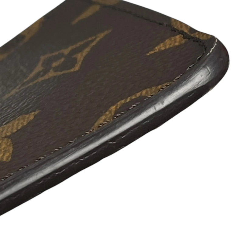 Louis Vuitton Monogram Canvas Porte Carte Romy Card Case - Brown 