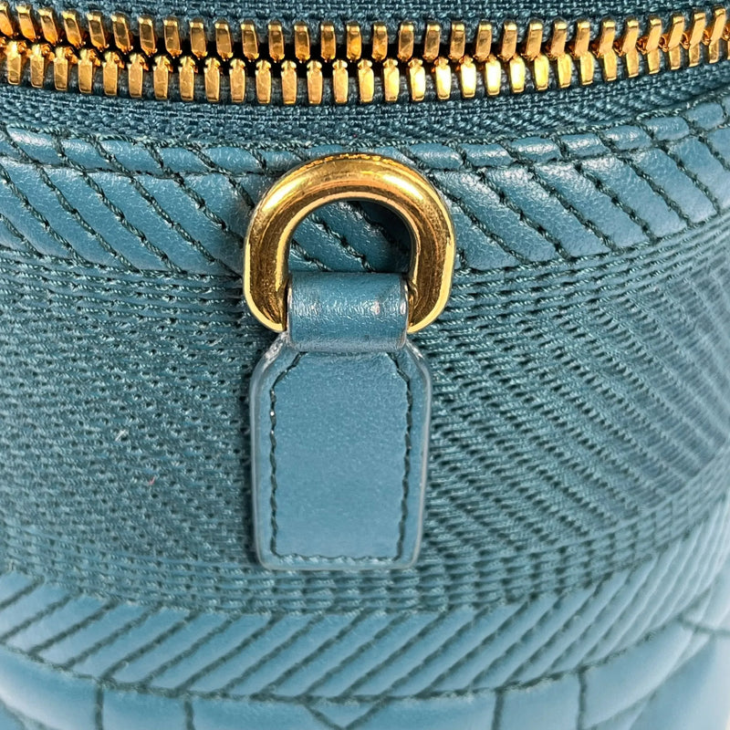 Dior Small Travel Vanity Handbag/Shoulder Bag - Blue 