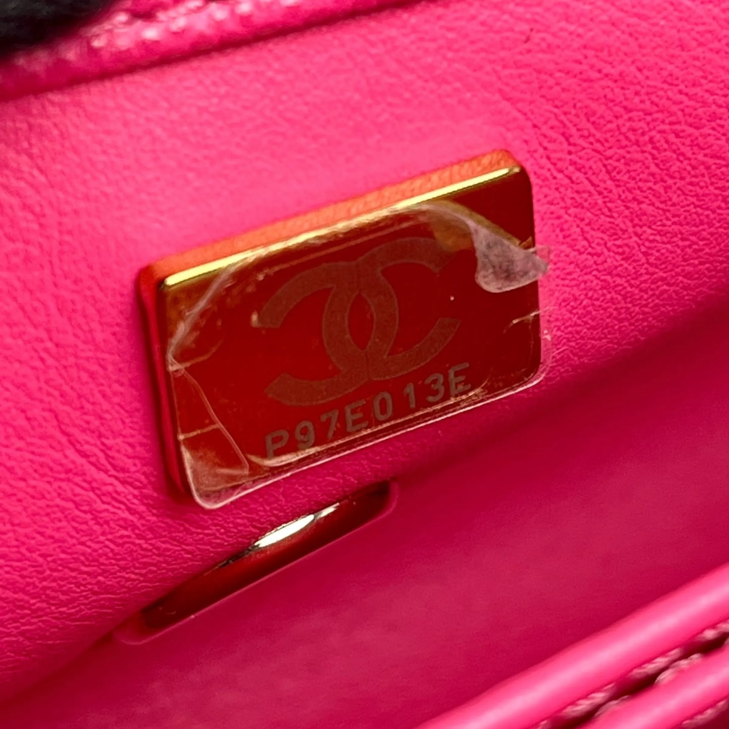 CHANEL ココ ハンドル 19XXS キャビアスキン ハンドバッグ - ピンク