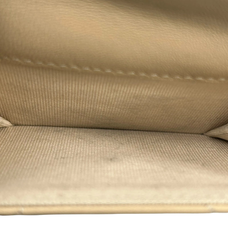 CHANEL Matelasse 19 Tri-fold Compact Wallet - Beige 