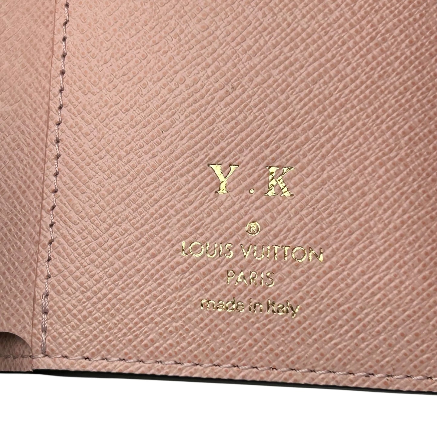 Louis Vuitton Damier Ebene Victorine Portefeuille Tri-fold Compact Wallet - Dark Brown 