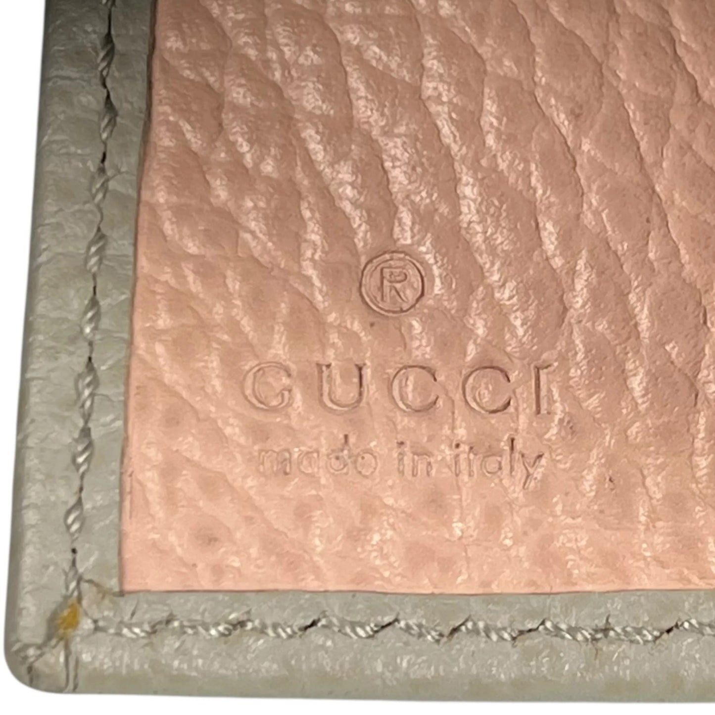 GUCCI Double G Tri-fold Compact Wallet - Gray 