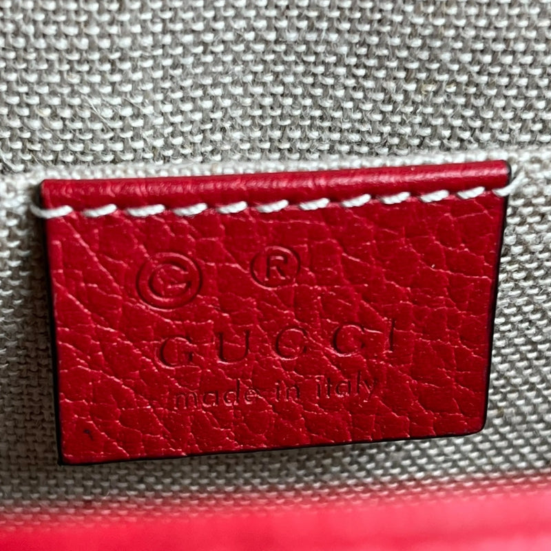 GUCCI Interlocking G Shoulder Bag - Red 