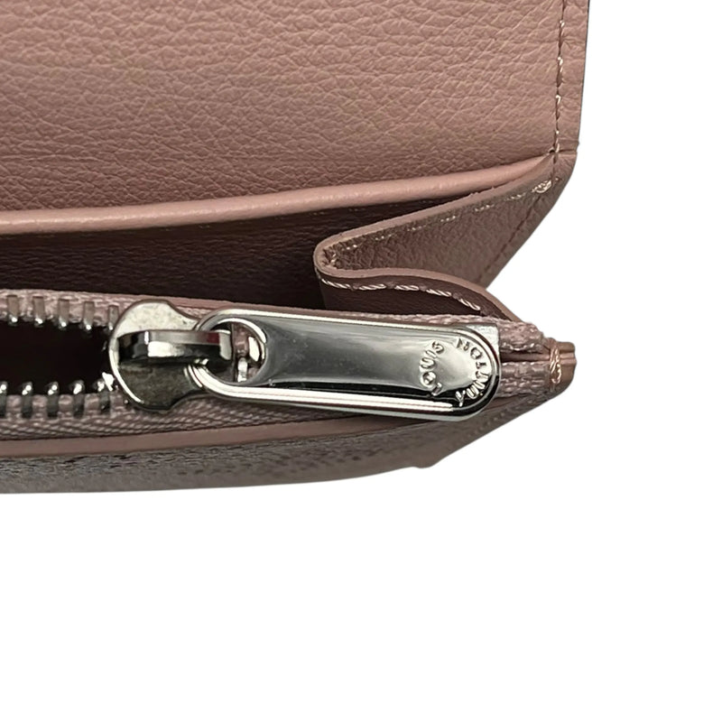 Louis Vuitton Monogram Mahina Perforated Bi-fold Compact Wallet - Pink 