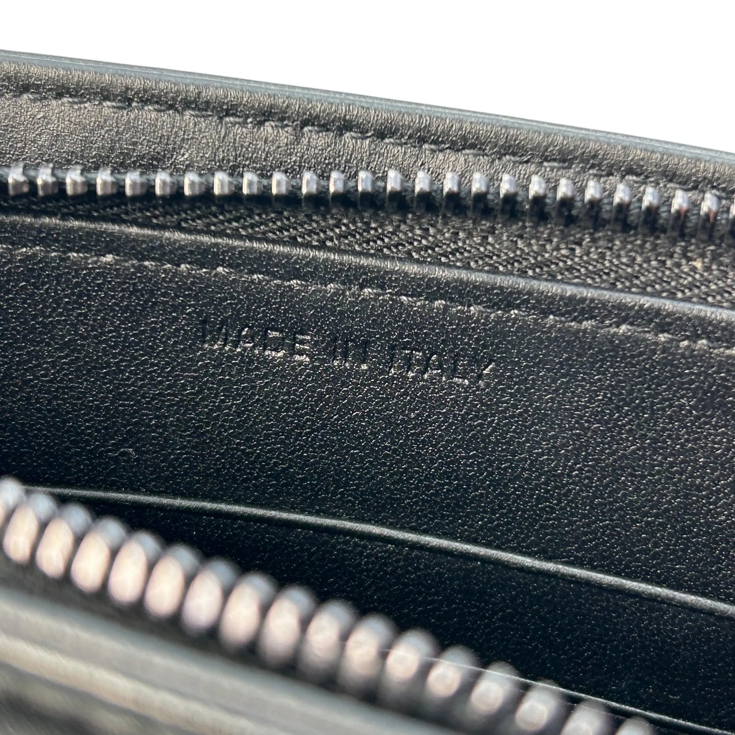 Dior Caro Chain Pouch Cannage Calfskin Chain Wallet Shoulder Bag - Black 