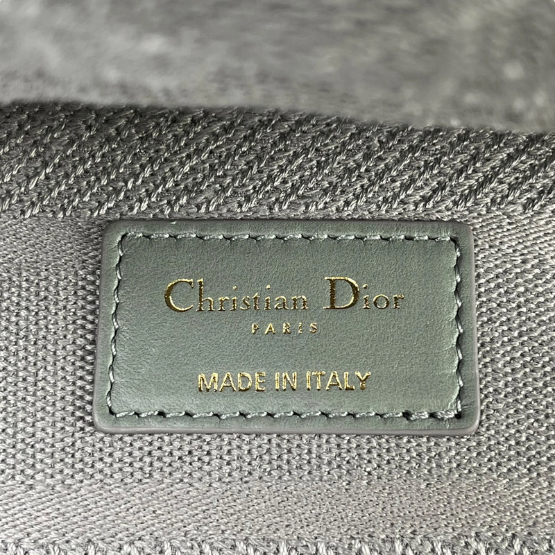 Christian Dior Lady Dior D Lite Hand Bag Shoulder Bag - Gray 