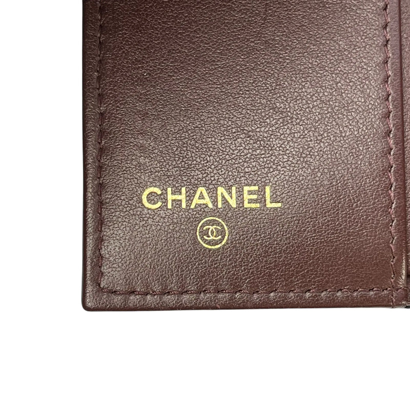 CHANEL Classic Small Flap Compact Wallet in Caviar Leather - Black 