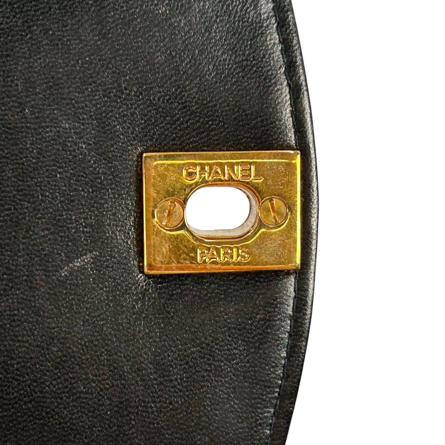 CHANEL Matelasse Tassel Chain Shoulder Bag - Black 