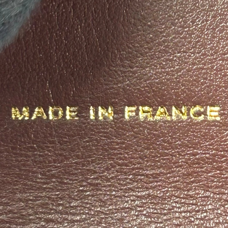 CHANEL Matelassé Caviar Leather Classic Flap Compact Wallet - Black 