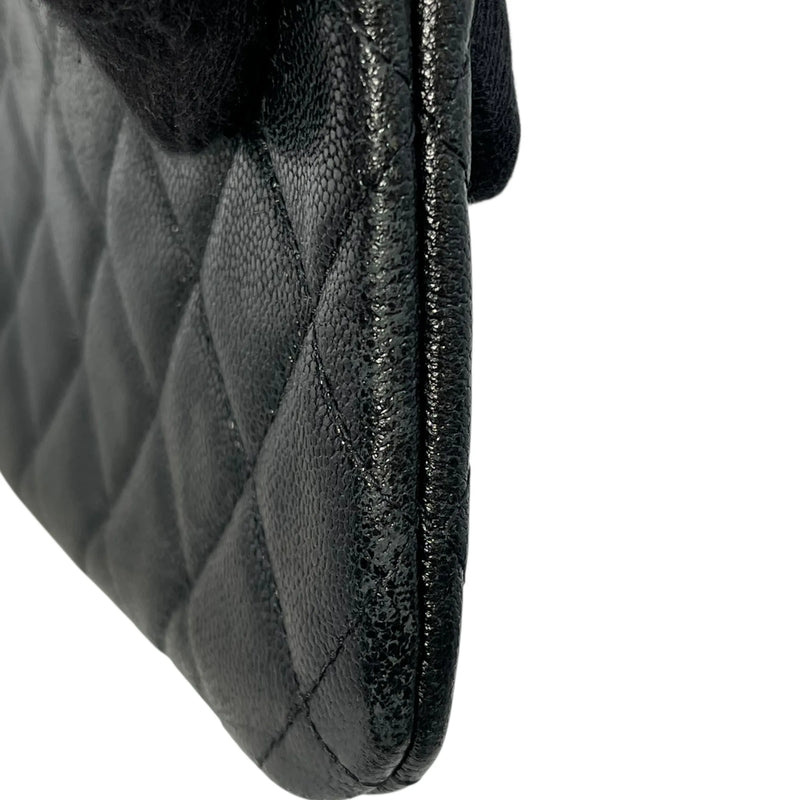 CHANEL キャビアスキン クラシック ジップ コインケース - ブラック