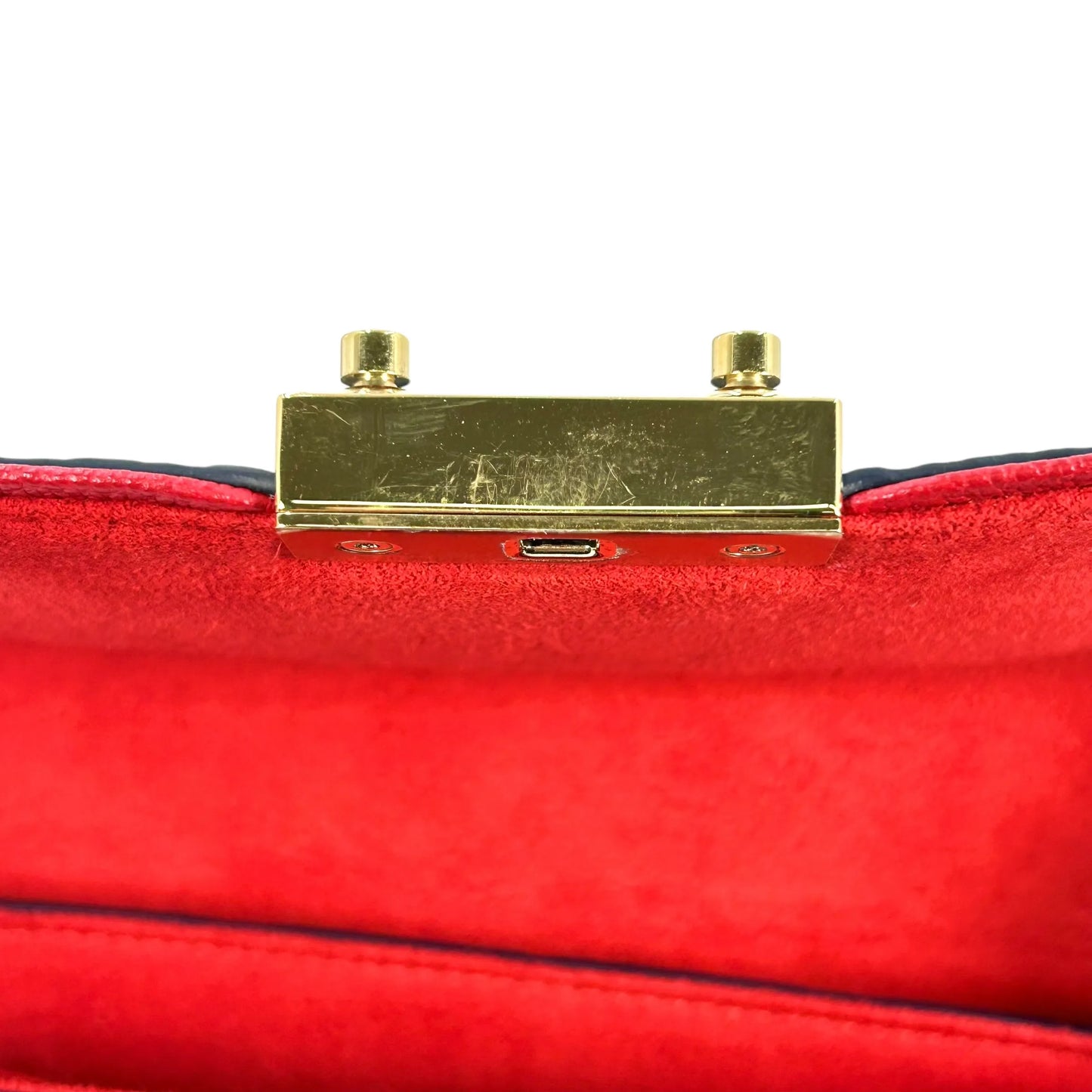 LOUIS VUITTON Saint-Sulpice PM Monogram Empreinte Shoulder Bag - Navy