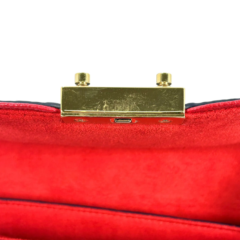 LOUIS VUITTON Saint-Sulpice PM Monogram Empreinte Shoulder Bag - Navy