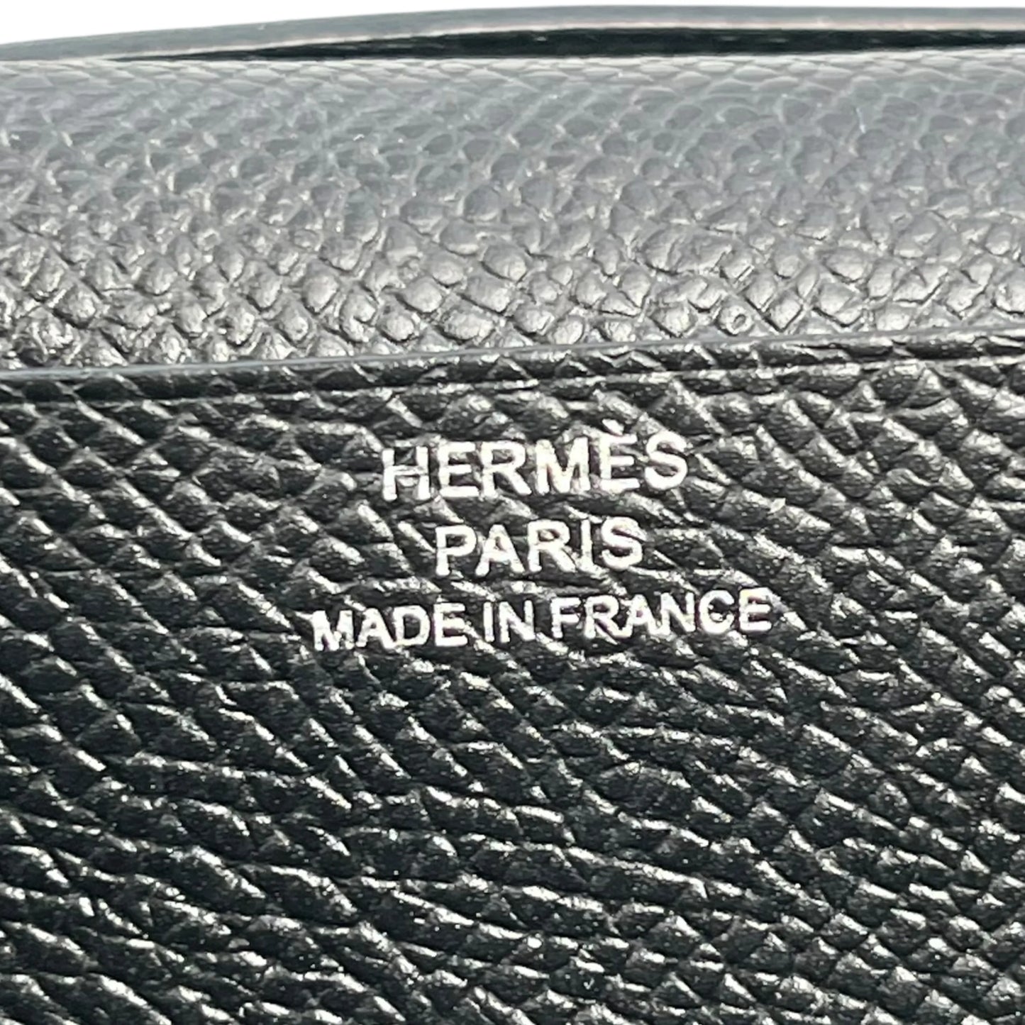 HERMES Bearn Souffle Epsom Leather Long Wallet (2014) - Black (R Stamp) 