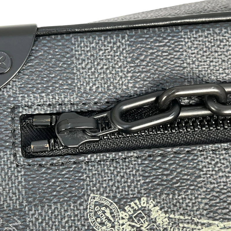 LOUIS VUITTON ミニ ソフト トランク モノグラム エクリプス ショルダーバッグ - ブラック