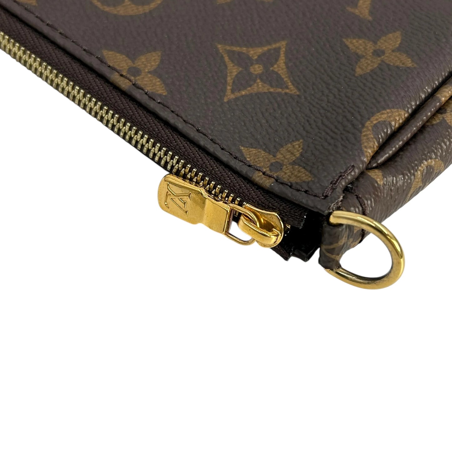 LOUIS VUITTON ミュルティ ポシェット アクセソワール モノグラムキャンバス ショルダーバッグ - ダークブラウン