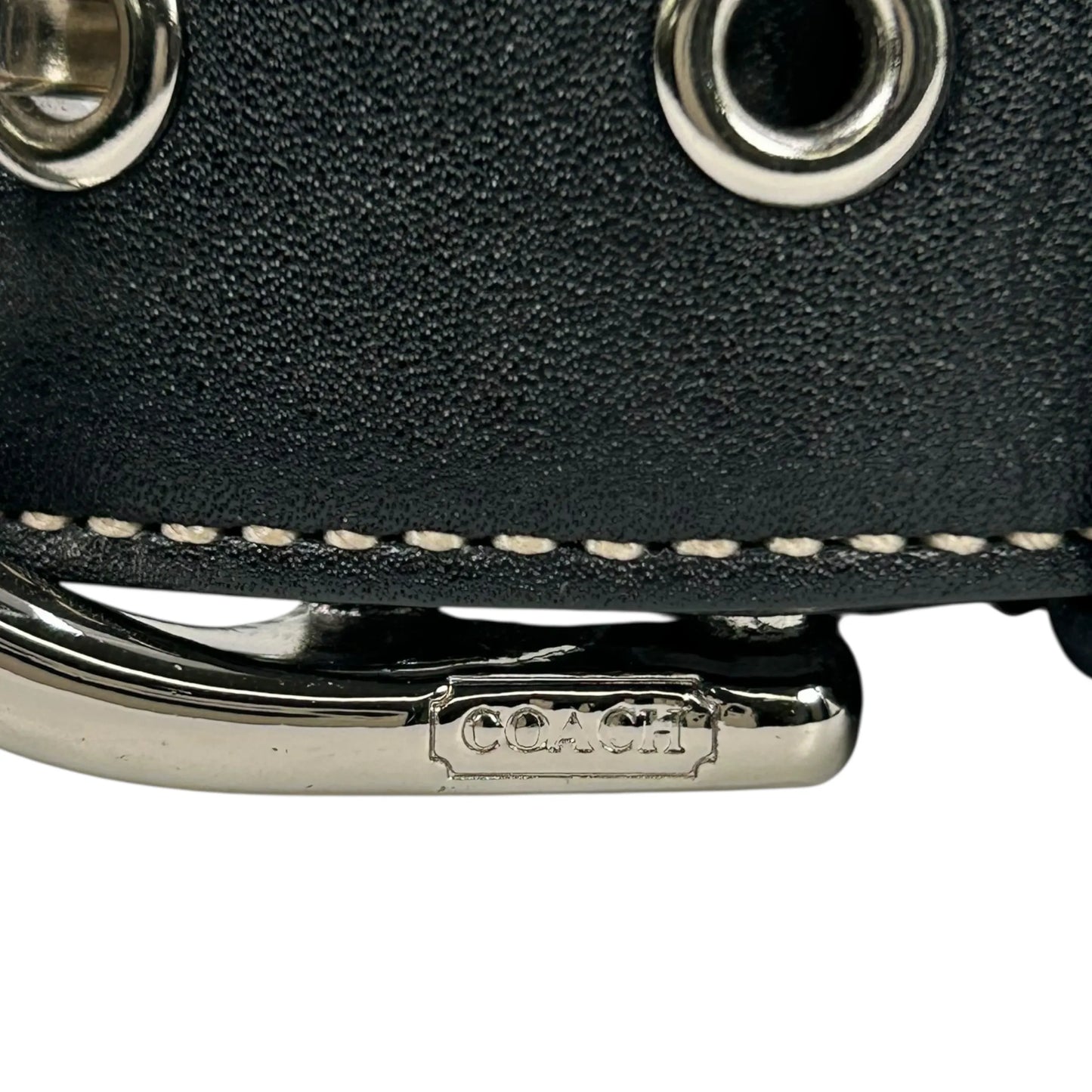 Coach Soho Crossbody Messenger Leather Shoulder Bag - Black 