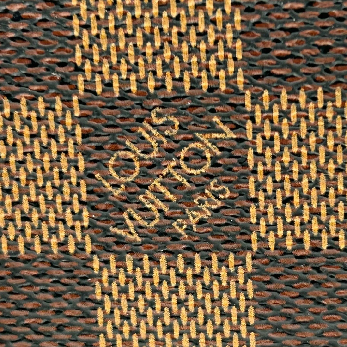 Louis Vuitton Portefeuille Elise Damier Ebene Bi-fold Compact Wallet - Brown 