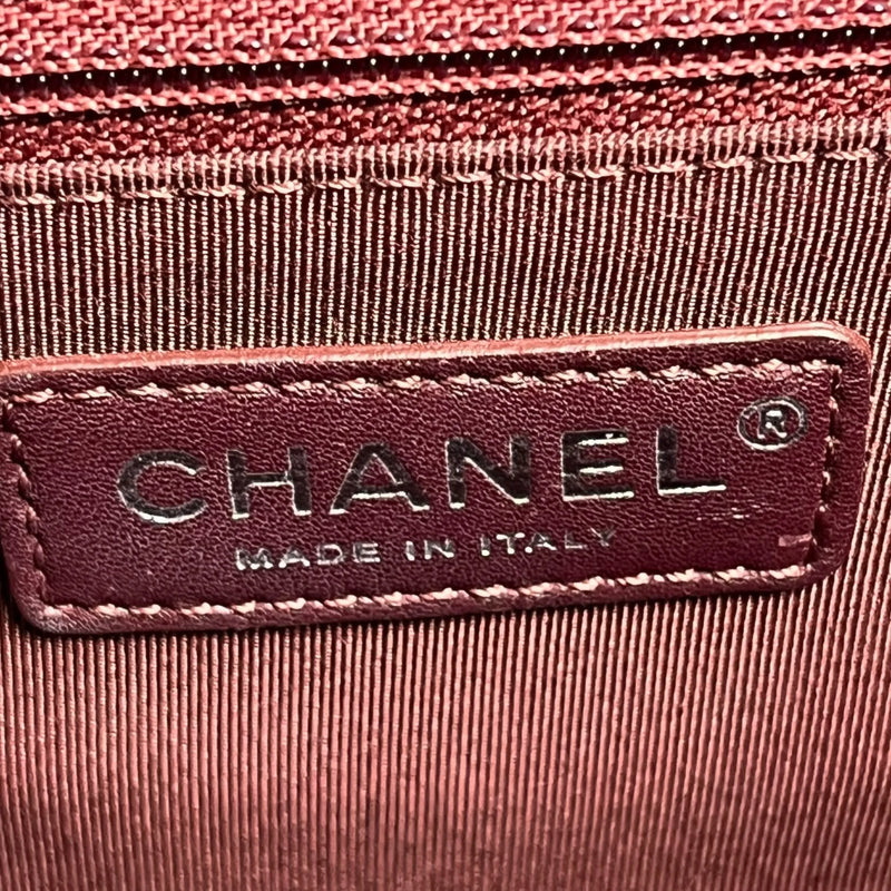 CHANEL CC University Matelasse Goatskin Chain Shoulder Bag - Black 