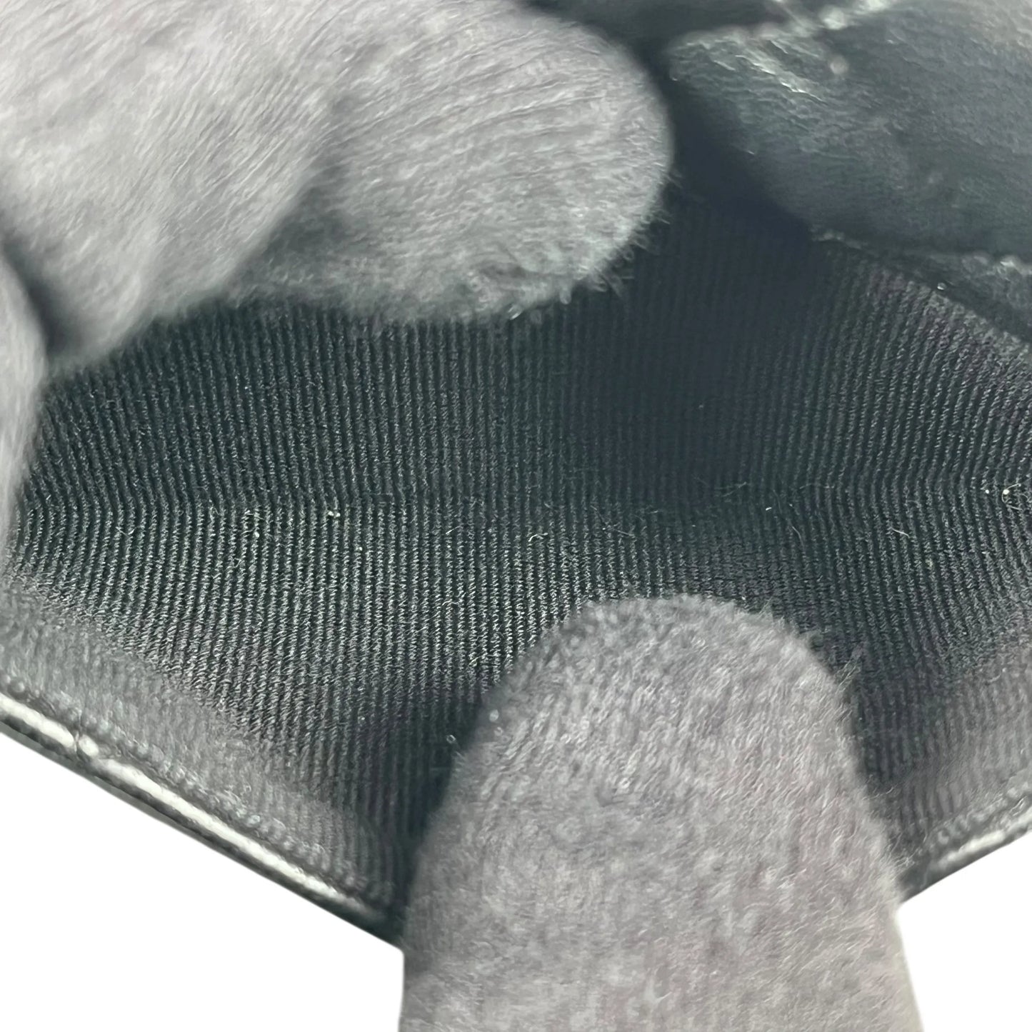 CHANEL Matelasse Lambskin Card Case and Coin Case - Black 