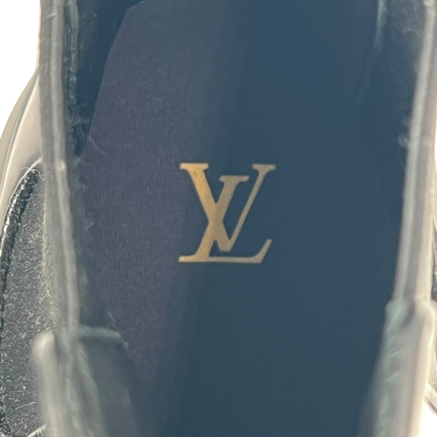 Louis Vuitton Black Leather Boots Men's Shoes - Black 