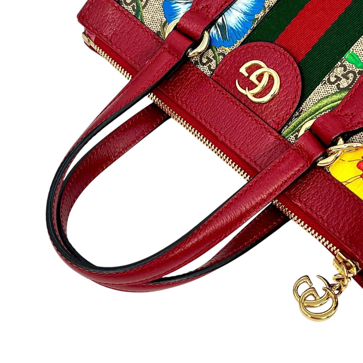 GUCCI Ophidia Handbag Shoulder Bag - Red 
