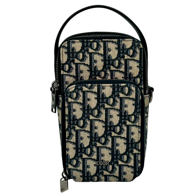 Dior Oblique Rider Micro Pouch Shoulder Bag - Black 