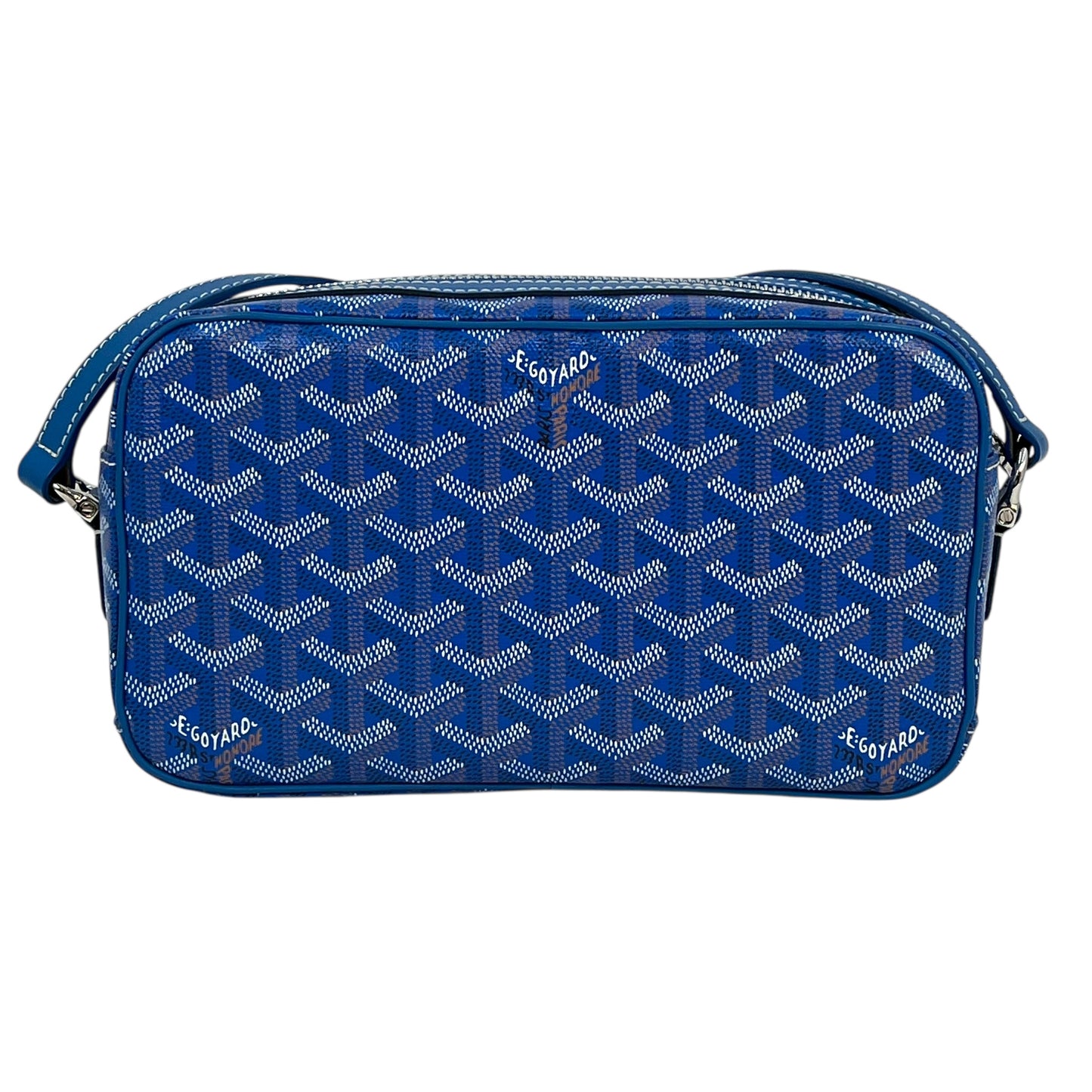 HOLD GOYARD Gap Vert PM Shoulder Bag - Blue 