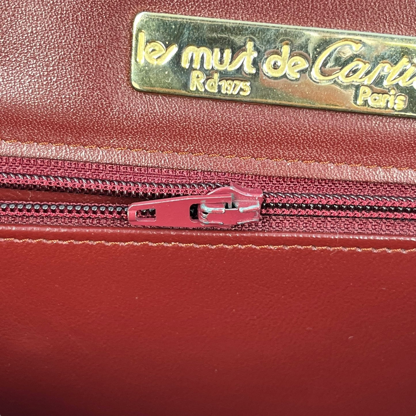 Cartier マストライン クラッチバッグ - レッド