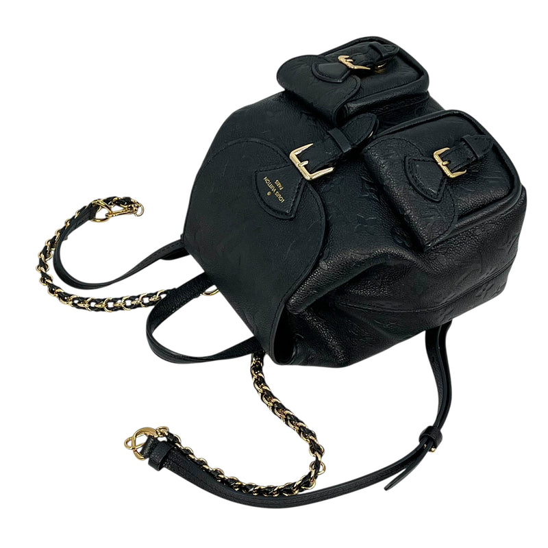 Louis Vuitton Monogram Empreinte Backpack - Black 