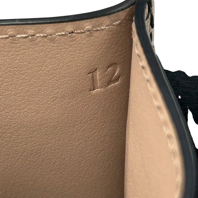 PRADA Saffiano Card Case - Pink and Black 