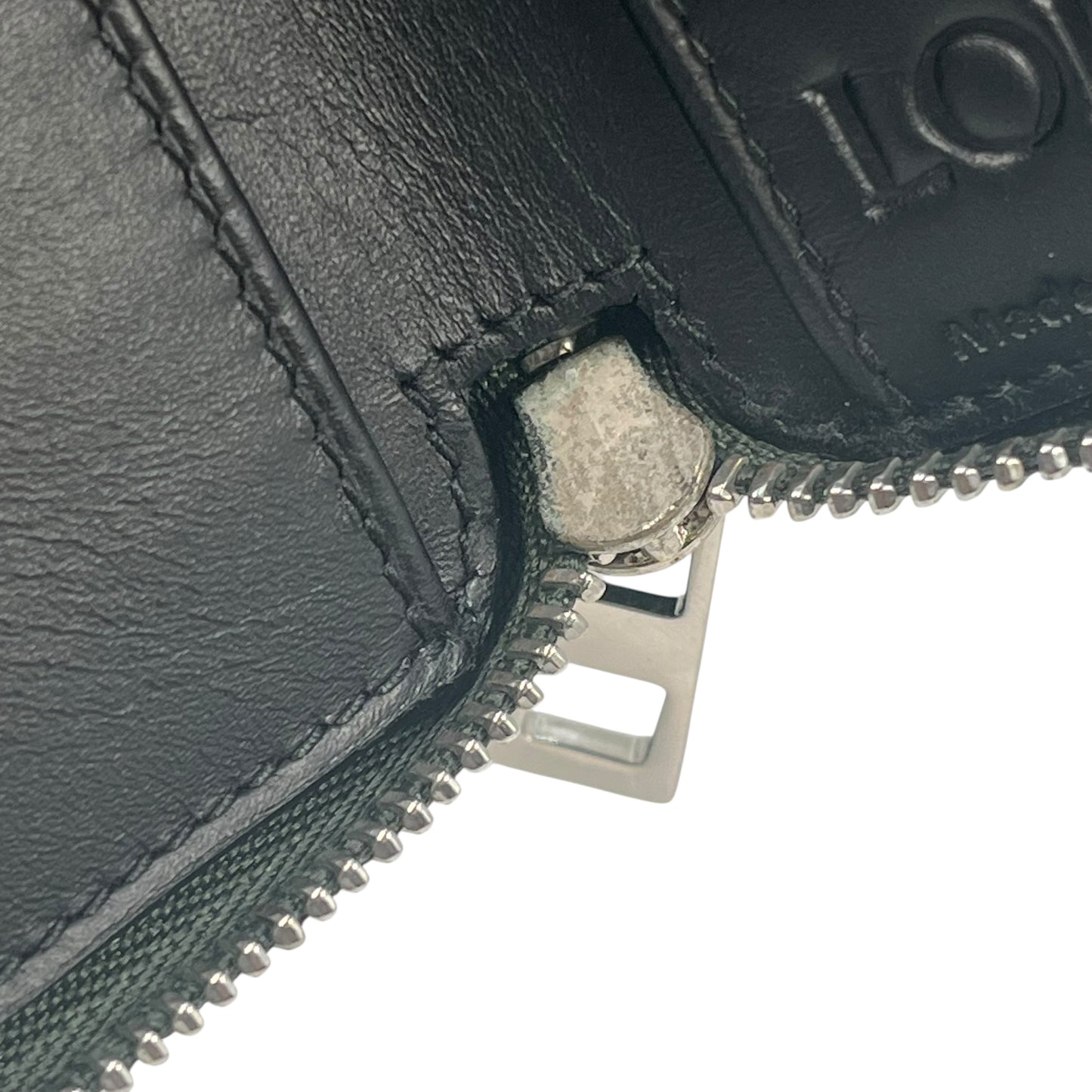 LOEWE Anagram Zippy Bi-fold Compact Wallet - Green 