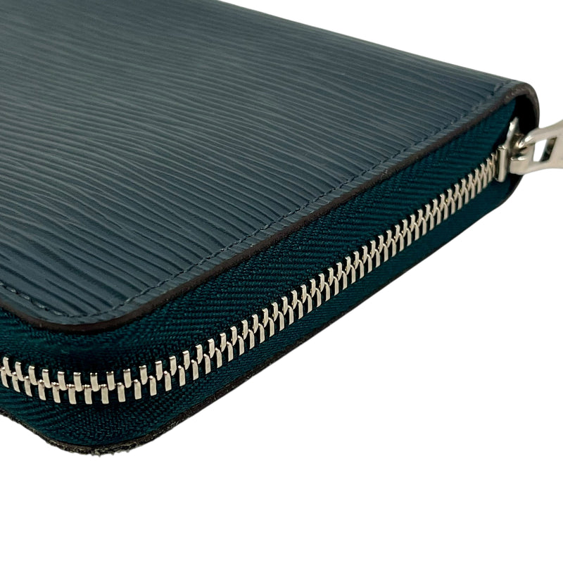 Louis Vuitton Epi Zippy Organizer Long Wallet - Blue Black 