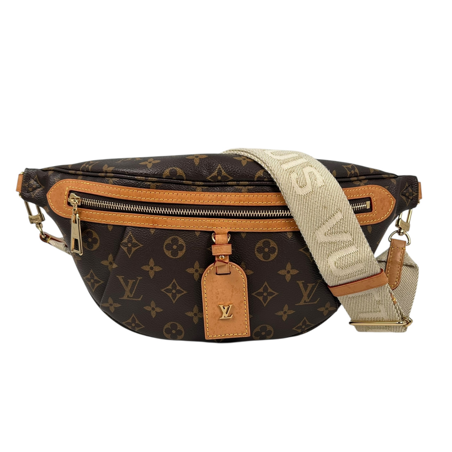 Louis Vuitton Monogram Canvas High Rise Bum Bag - Brown 