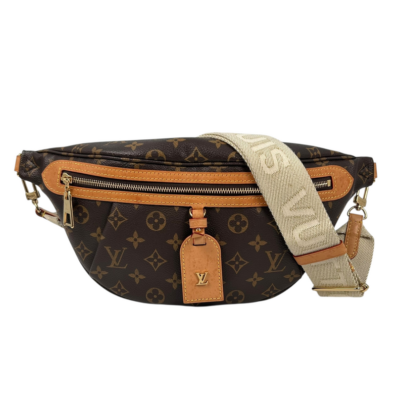 Louis Vuitton Monogram Canvas High Rise Bum Bag - Brown 
